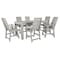 Highwood Usa Weatherly 7pc Rectangular Counter Height Outdoor Patio Furniture Dining Set 84 x 42 AD-ST7WL2CO5BA-HGR - alternate 1